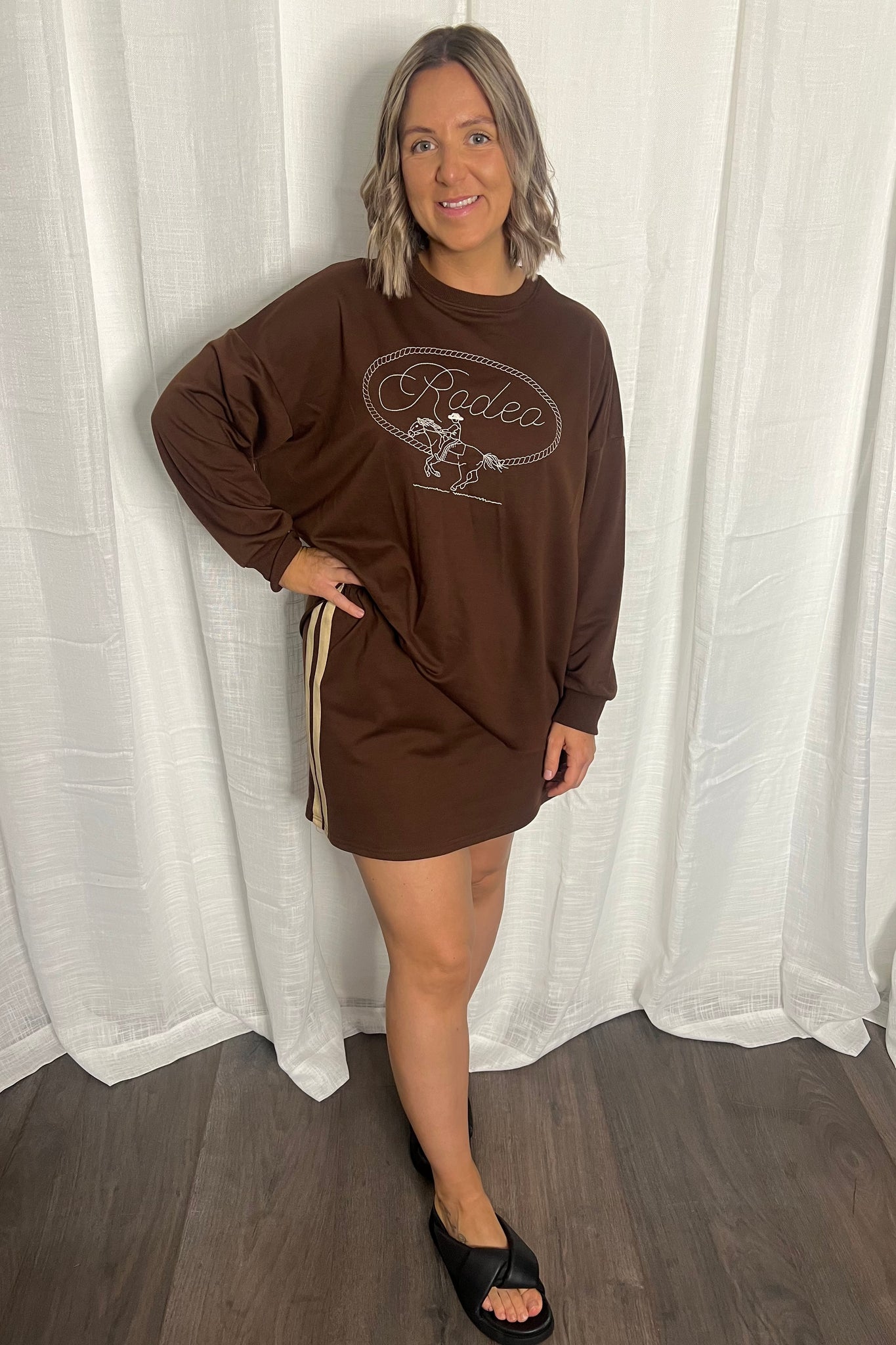 Rodeo Skirt Set - Brown