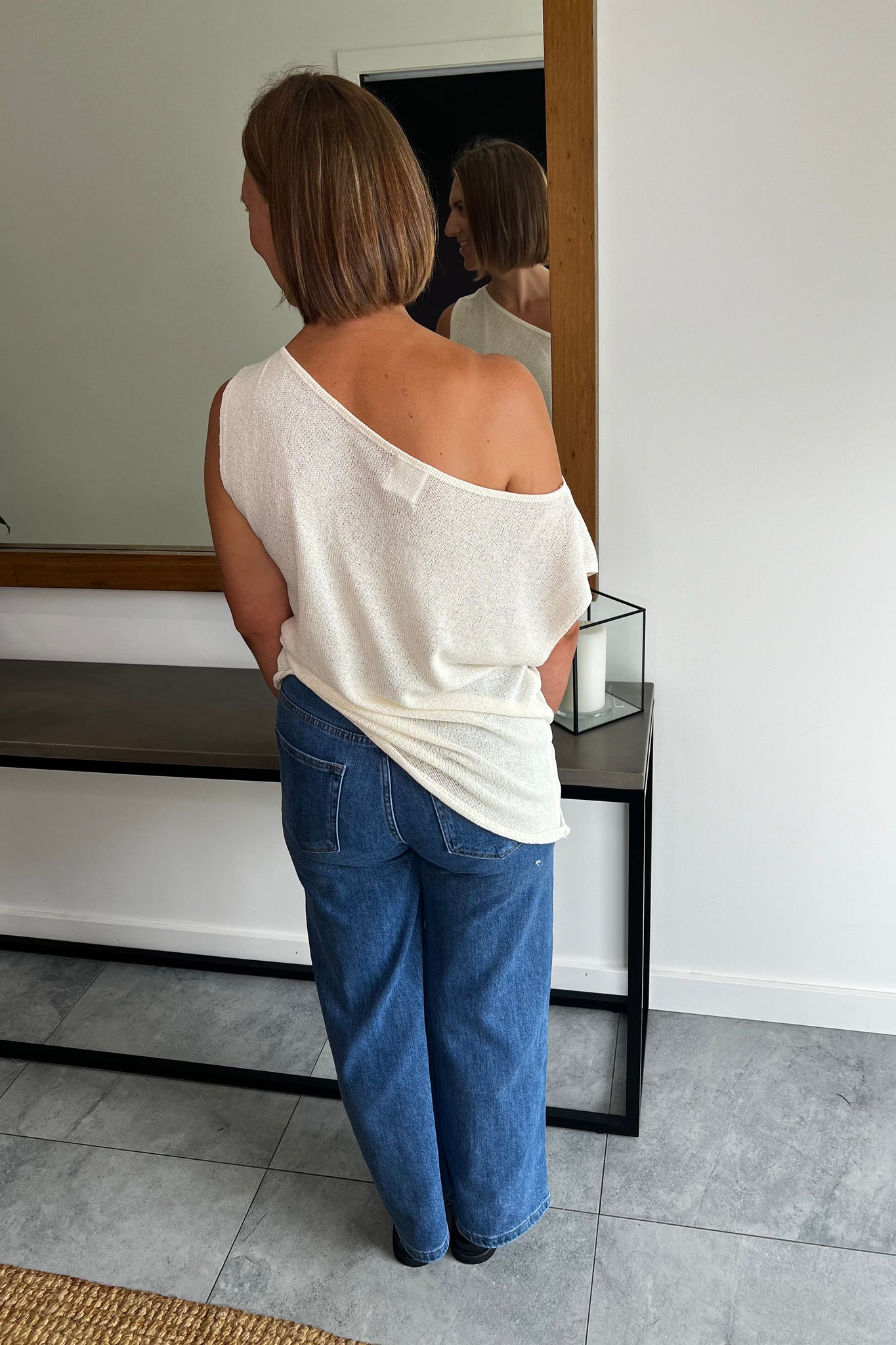 Logan Off The Shoulder Top - Cream