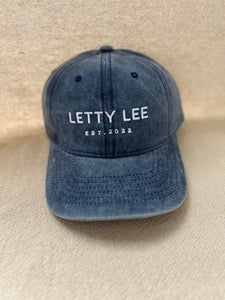 Letty Lee Cap - Acid Wash Blue