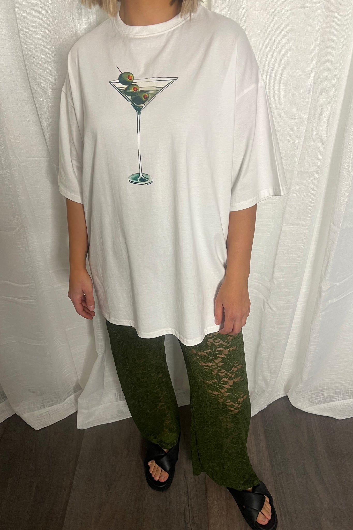 Martini Lace Pant Set - Green