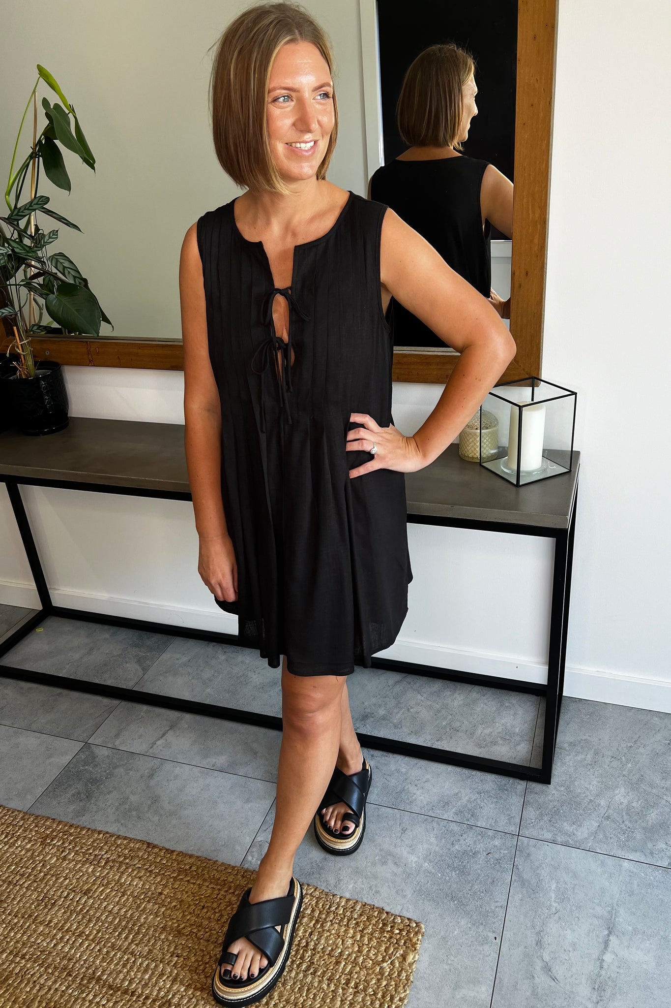 Morgan Mini Dress - Black