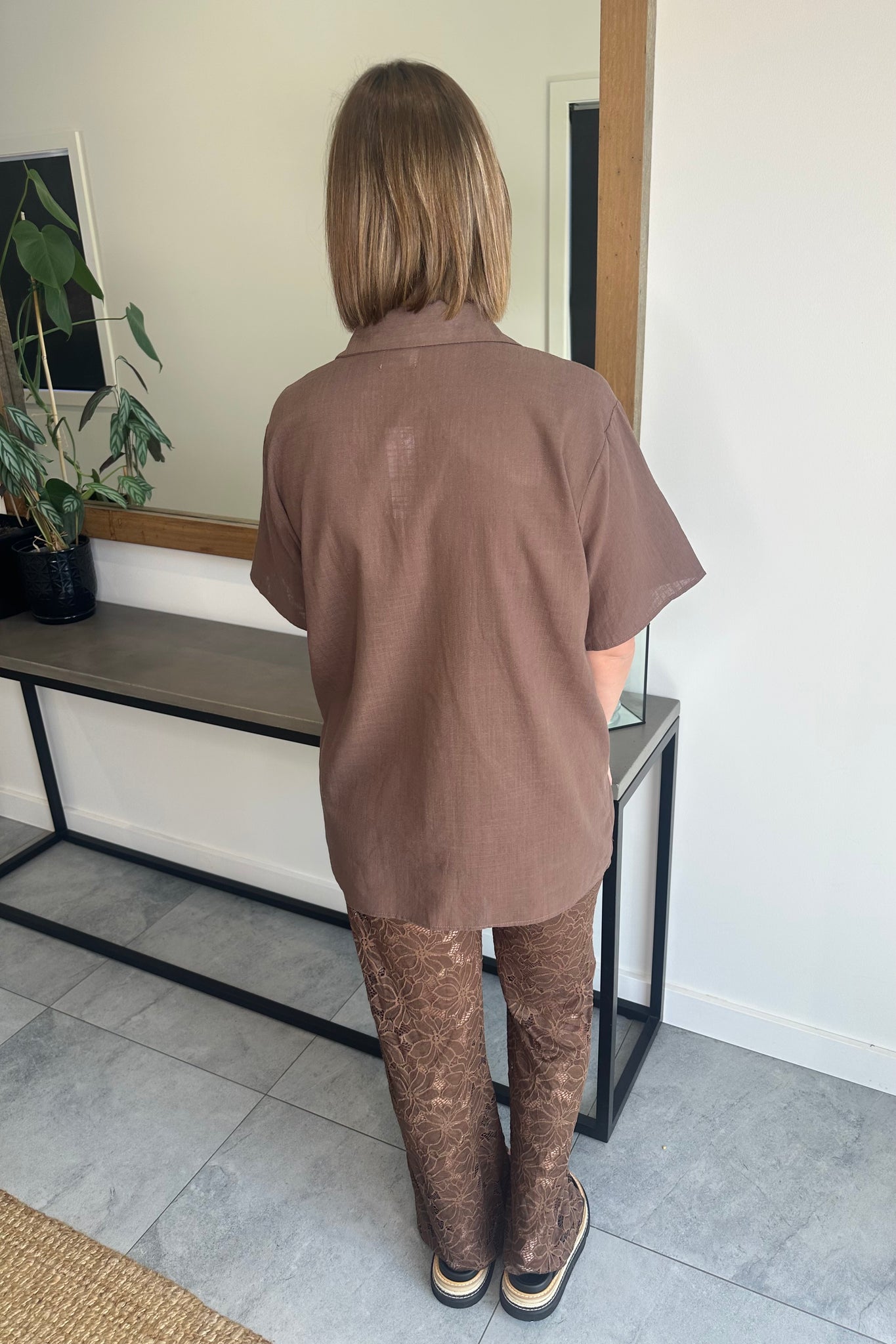Laine Pant Set - Brown