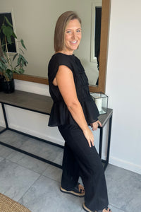Clara Pant Set - Black