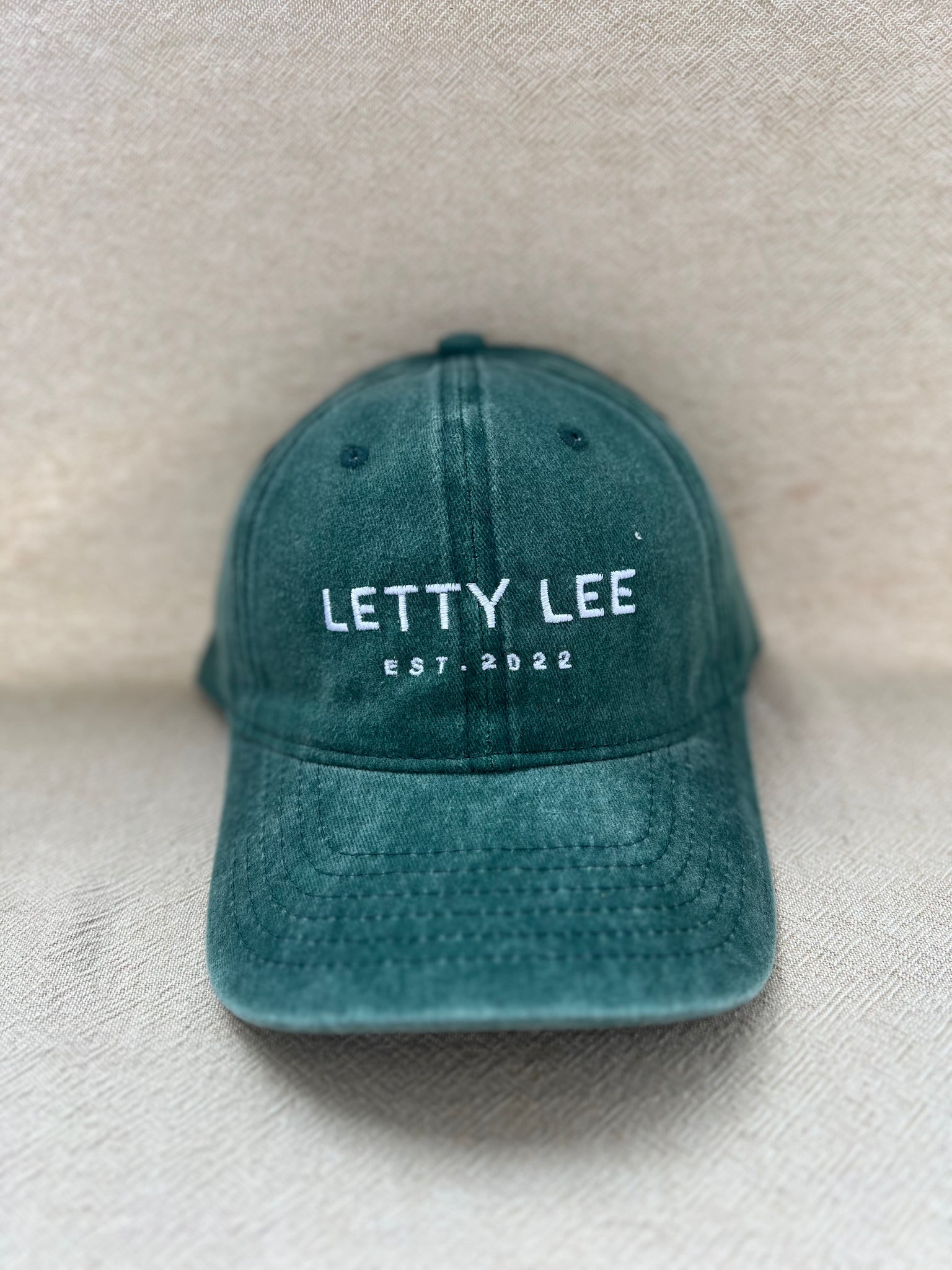 Letty Lee Cap - Acid Wash Green